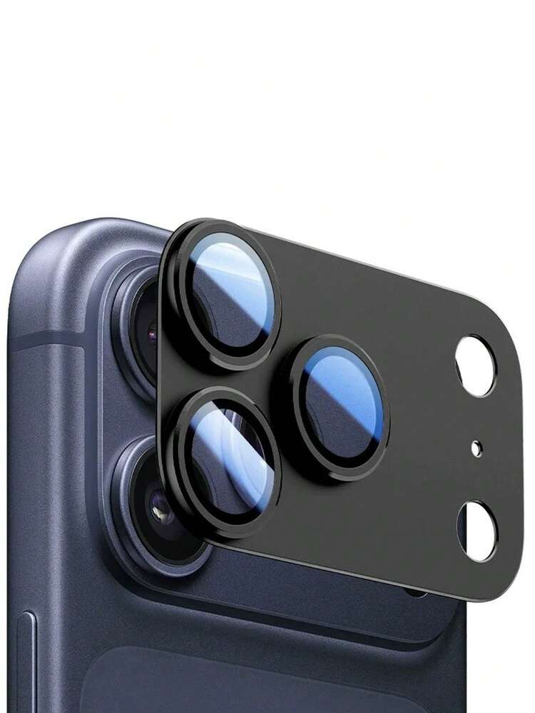 Miếng dán bảo vệ ống kính Armor Lens, dành cho iPhone 17/17 Pro/17 Pro Max/17 Air/16/15/14/16 Plus/13, Miếng dán bảo vệ ống kính khung kim loại, Miếng dán bảo vệ ống kính cường lực, Phụ kiện điện thoại di động, Bảo vệ điện thoại di động, Tấm chắn camera, Bảo vệ ống kính điện thoại, Tương thích với ốp lưng, Thiết kế tối giản, Thiết kế tinh gọn, Kính chống trầy xước, Tấm chắn chắc chắn, Dành cho người dùng điện thoại thông minh, Người đam mê nhiếp ảnh. - màu đen - Xem 25