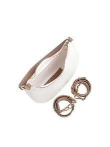 Bolso tipo hobo Valentino, multifuncional y práctico, diseño minimalista - Blanco - Ver 3