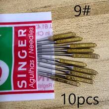 11 piezas Juego de agujas de máquina de coser universal, incluye enhebrador de aguja, tamaño 14, revestimiento de titanio dorado, adecuado para máquinas de coser domésticas y eléctricas - Aplicable para diversas tareas de costura, costura de telas y enhebrado preciso, uso doméstico y de máquina de coser DIY. - Multicolor - Ver 10