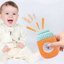 6pcs Baby Plush Fitness Doll Set - Soft Plush Dumbbells, Rattle Teapot, Teething Toys, Grab Training Sensory Interactive Toys With Squeaky, Ideal Gift - Multicolor - View 7