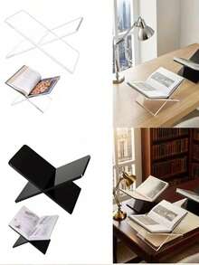 Giá đỡ - Kệ sách để bàn cà phê - Giá đựng công thức nấu ăn trong bếp - Trong sáng - Xem 2
