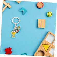 YQQFOMIYES Soccer Keychains 4 Pieces 2026 International Cup Durable Zinc Alloy Creative Sports Keychain For Backpack Gift For Fans Sporting Events2508 - 如圖所示 - 查看 5