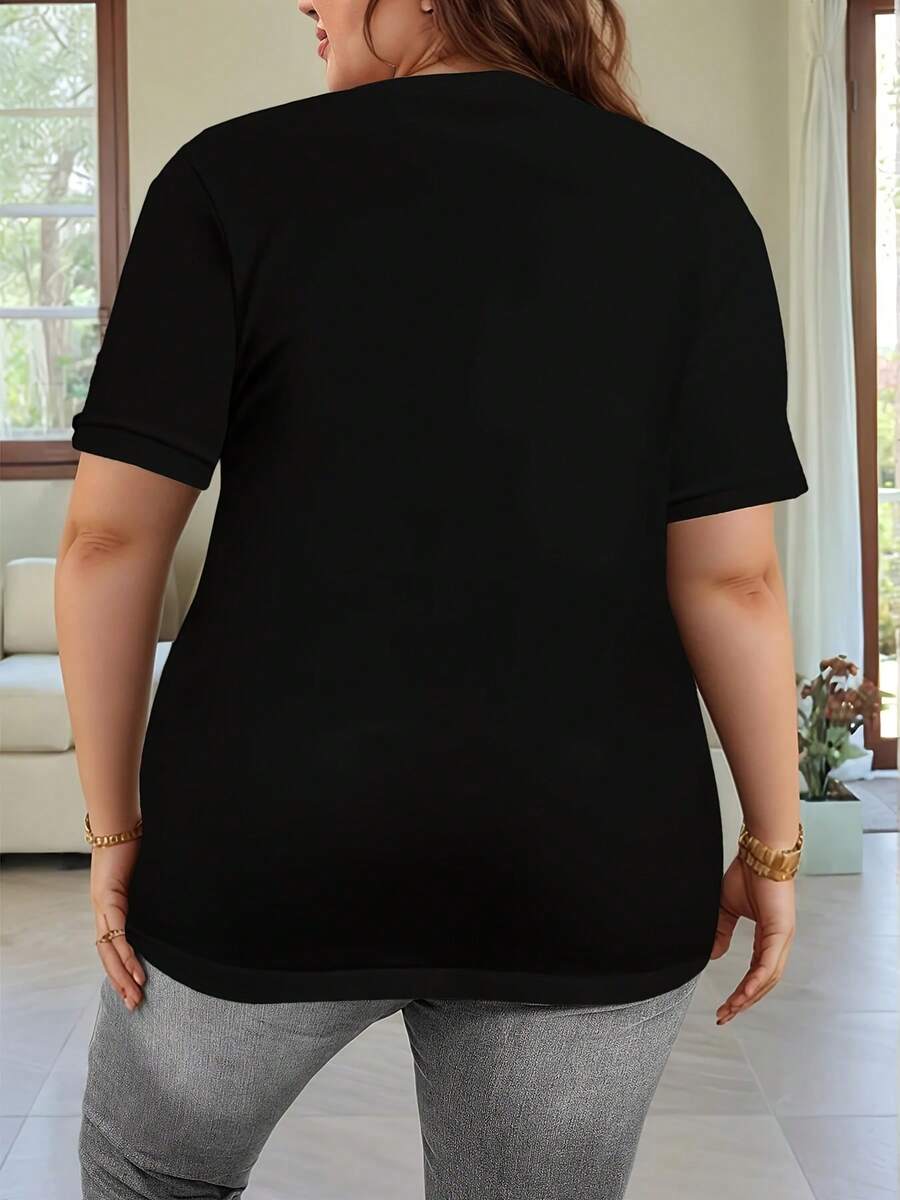 Camiseta de Anime Japonés - (5) Camiseta de Manga Corta con Cuello Redondo y Temática de Wo, Blusa Casual Adecuada para Todas las Temporadas, Ropa de - Negro - Ver 1