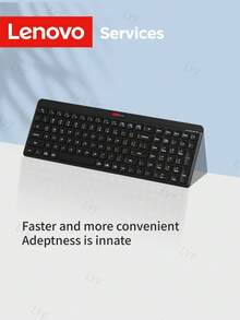 Lenovo 联想 K290 无线蓝牙键盘，支持 2.4G 双模连接，小巧静音办公键盘，适用于笔记本电脑、平板电脑等多种设备。 - 查看 11