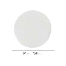 100pcs Round Coffee Filter Papers, Reusable Filter Mesh Sheets For 51/58mm Espresso Machines - Multicolor - View 8