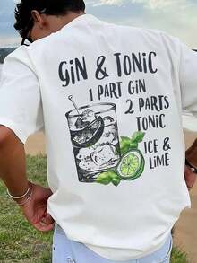 Men's T-Shirts For Spring And Summer - 白色 - 查看 1