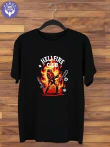 Camiseta  para Entusiastas del Rock, Diseño Genial de Guitarrista, Regalo Perfecto para Amantes de la Música - Casual para Exteriores, Cuello Redondo, Camiseta Personalizada, Una camiseta de manga corta adecuada para el hogar, uso diario, fiestas y viajes-perfecta como regalo para amigos o familiares. - Negro - Ver 6