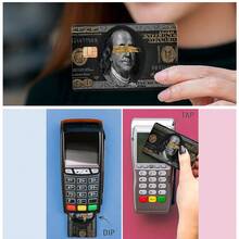 4pcs Ultra-Thin Vinyl Stickers Without Residue, Suitable For Credit Cards, Debit Cards, Transportation Cards, Key Cards, Skin Protection And Personalization Of Bank Cards, Ultra-Thin, Waterproof, Scratch-Resistant, Anti-Slip - View 4