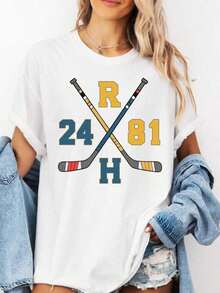 Camiseta Hollanov, Sudadera Hudson Williams Connor Storrie, Camiseta Inspirada en la Rivalidad con Calefacción, Camiseta Ilya Rozanov Shane Hollander 4IQT - Blanco - Ver 1