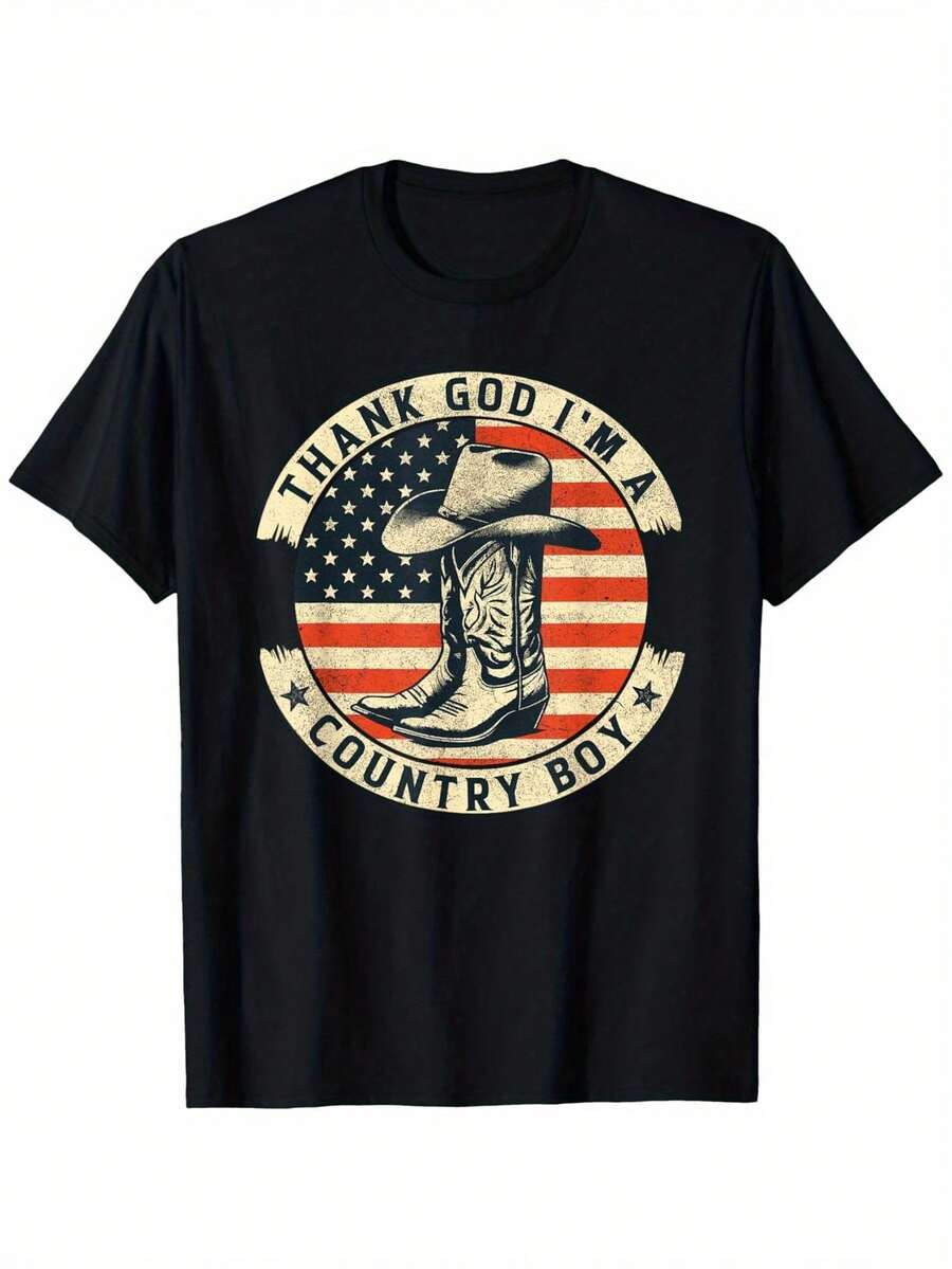 Camiseta unisex de estilo retro occidental. Diseño negro de cuello redondo y manga corta, con tela transpirable y cómoda, prenda casual muy versátil y el regalo ideal para amigos