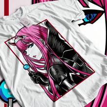 Camiseta de anime Waifu Material, Camiseta de chica anime encantadora UniS1ex Graphic T1EE5 - Blanco - Ver 1