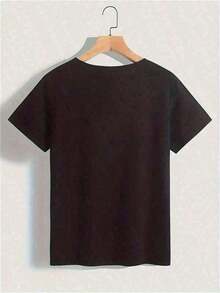Camiseta Cristiana en Español Versículo, Camiseta de Algodón con Gráficos para Mujer, Cuello Redondo, Manga Corta, Estilo Casual, Camiseta de Mujer, Camisa de MujerSuitable for spring, summer and autumn - Negro - Ver 2