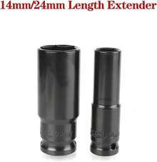 10 Pcs 1/2" Drive Impact Socket Set, Metric 8-24mm Socket Set With Storage Case, 6 Point, For Auto Repairing And Household - 10 PCS - View 4