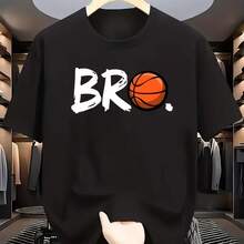 Camiseta impresa para hombres y mujeres - Negro - Ver 1