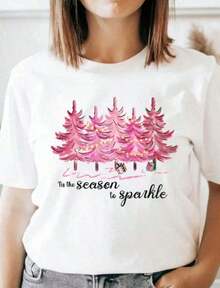 'Summer Vibes' Print T-Shirt, Size S, Cute T-Shirt, Party T-Shirt, Beach T-Shirt, Summer T-Shirt - 彩色 - 查看 1
