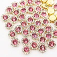 50 Pcs/Bag 12mm Sunflower Water Drop Pearl Flower Disc DIY Hair Accessories Accessories - Multicolor - View 5