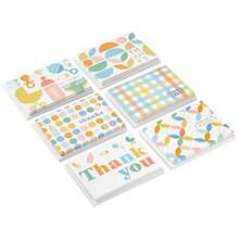 Hallmark Surtido de tarjetas de agradecimiento para bebé pastel retro 48 tarjetas con sobres - como en la imagen - Ver 4