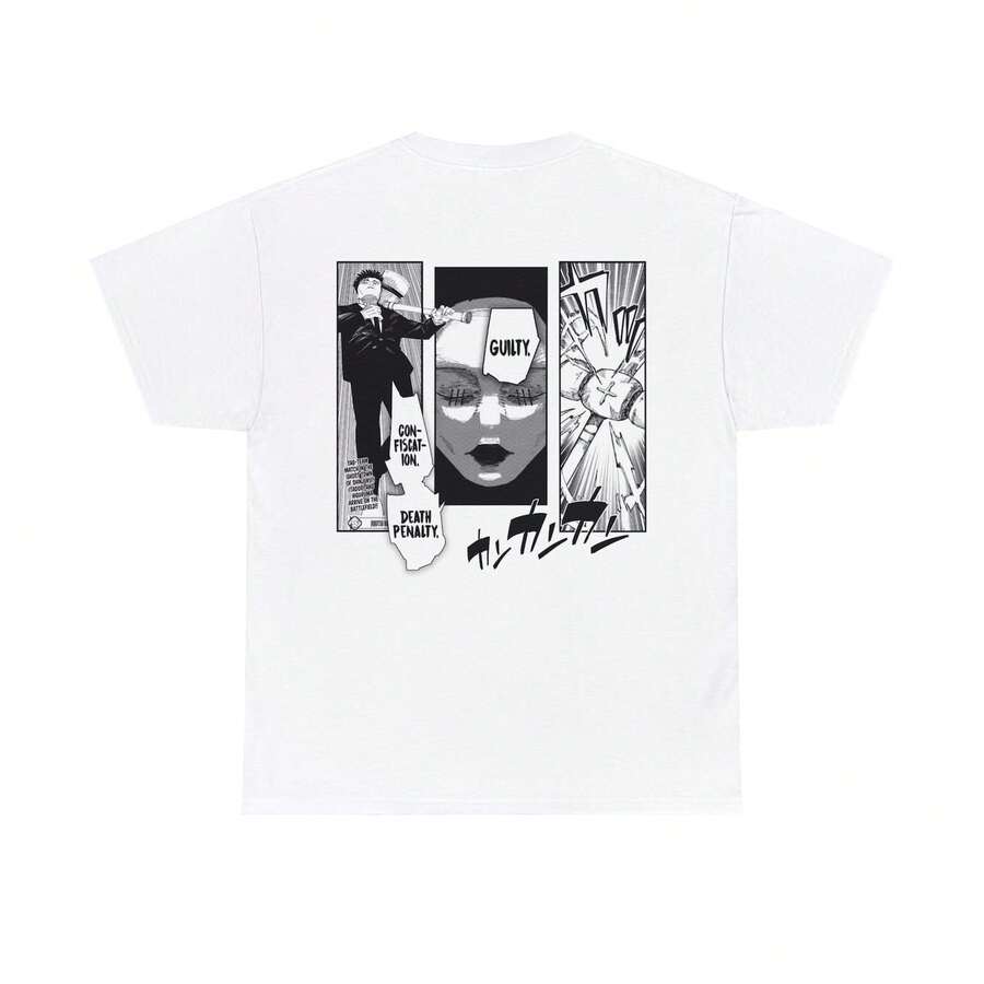 J1ujutsu Kaisen HI1ROmi Higuruma Camiseta220g Cla-ssic Cotton T-Shirt - UniS-ex - The Shirt You A-lways NeededSuitable for all people, whether woM-en or M-enhigh-quality durable fabric suitable for all seans,ft to the touch but built to lastBreathabletops woM.en fall outfiT.S for woM.en vaC.Ation outfiT.S woM.en Easter, St. Patrick's Day costume - Blanco - Ver 1