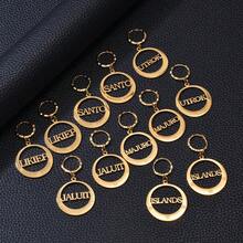 1 ĐẢO,EBEYE,MILI,ARNO,MAJURO,MEJIT,JALUIT,LIKIEP,LAE,UJAE,SANTO,EBADON,UTROK Bông Tai Trang Sức - Vàng - Xem 5