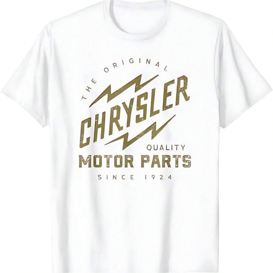 Camiseta de piezas de motor de calidad original de Chrysler - Blanco - Ver 1