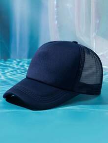 1 pieza Gorra de béisbol de mujer de malla de dos colores transpirable - Multicolor - Ver 33
