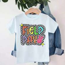 Field Day T-Shirt, Friendship Bracelet T-Shirt, School Field Day Sweatshirt, Field Day Holiday T-Shirt, Teacher T-Shirt, School T-Shirt - Unisex Vintage Urban Style, 100% Pure Cotton Short Sleeve T-Shirt - 白色 - 查看 5