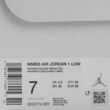 Giày bóng rổ nữ WMNS AIR JORDAN 1 LOW, cổ thấp, DC0774-001 - Màu be - Xem 8