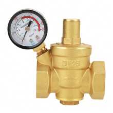 DN25 1 Inch Brass Water Pressure Reducing Valve 1'' Adjustable Pressure Regulator Valve Thread With Gauge - DN25 - View 13