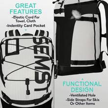 Bolsa para botas de snowboard, bolsa para casco, bolsa para una o dos botas de snowboard, bolsa de esquí de doble hombro, mochila para una o dos tablas de snowboard. - Blanco [En stock] - Ver 6
