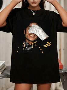 Women T-Shirts - Black - View 1