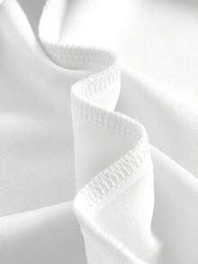 estido ajustado con cuello halter recogido y espalda descubierta - Blanco - Ver 3