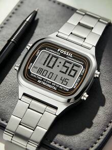 FOSSIL 专业商务腕表：石英机芯，运行流畅，适合会议、通勤和日常佩戴 FS5844 - 銀色 - 查看 2