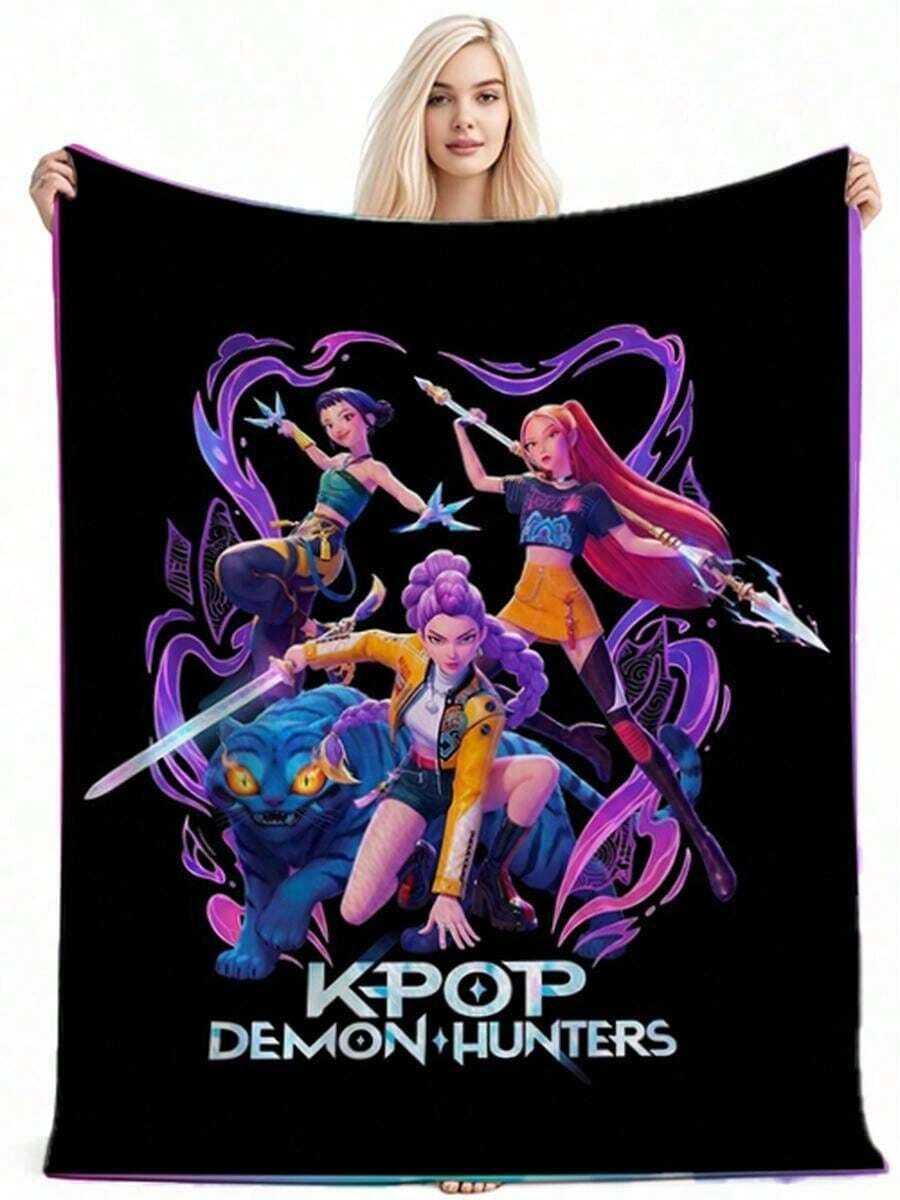 K-Pop Merch Blanket Super Soft Cozy Throw Blankets For Living Room Multiple Sizes Bedspread Flannel Blanket, High-Definition Printing Process, Suitable For All Seasons, A Great Gift For Friends, Best Friends, Brothers And Sisters, Parents, For Various Holidays, Parties, Father's Day, Graduation Gifts, Anniversaries, Christmas And Other Occasions.-280gsm - Nhiều màu - Xem 1
