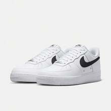 Nike Giày thể thao nam AIR FORCE 1 '07 LV8, kiểu dáng cổ thấp IR0952-100 - Đen và trắng - Xem 5