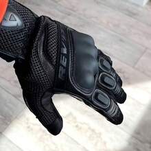 Luvas de Motociclista de Couro Genuíno Revit com Tela Sensível ao Toque de Pele de Carneiro, Luvas de Motociclismo, Luvas Resistentes à Abrasão para Ciclismo ao Ar Livre - Multicolorido - Visão 4