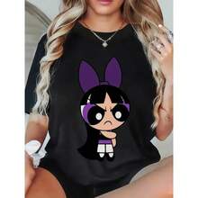 Cheap Women's Sports Oversize T-Shirt For Super-Cool Gym Girls, Bombshell, Acorn, Bubble Girl Power Long Blouses For Women, Pretty Blouses For Women, Sports Essential For Summer. - 04 - 查看 1