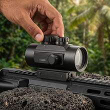 Red Dot 1x40mm, mira reflex Red/Green Dot Rifle, retículo de 4 MOA - Multicolorido - Visão 8