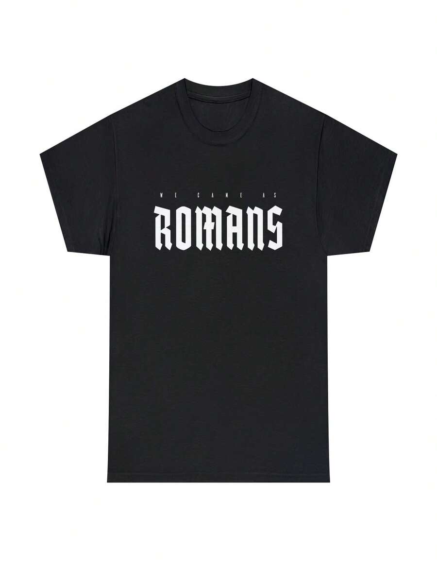 WeCameAsRomans T-Shirts, Metal Band Merchandise, Thick Cotton. - 黑色 - View 1