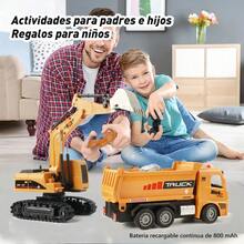 Kids Remote Control Construction Vehicles - Yellow - View 10