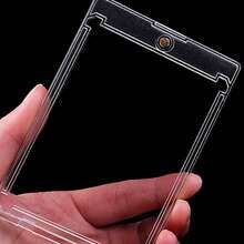 5pcs Magnetic Acrylic Card Bricks - Suitable For Collecting Game Cards, Baseball Cards And Trading Cards. Game Card Bricks, Strong Magnetic Display Holder For Sports Card Collection, Card Storage Hard Acrylic Display Box. Desktop Storage And Display Box. - Multicolor - View 4
