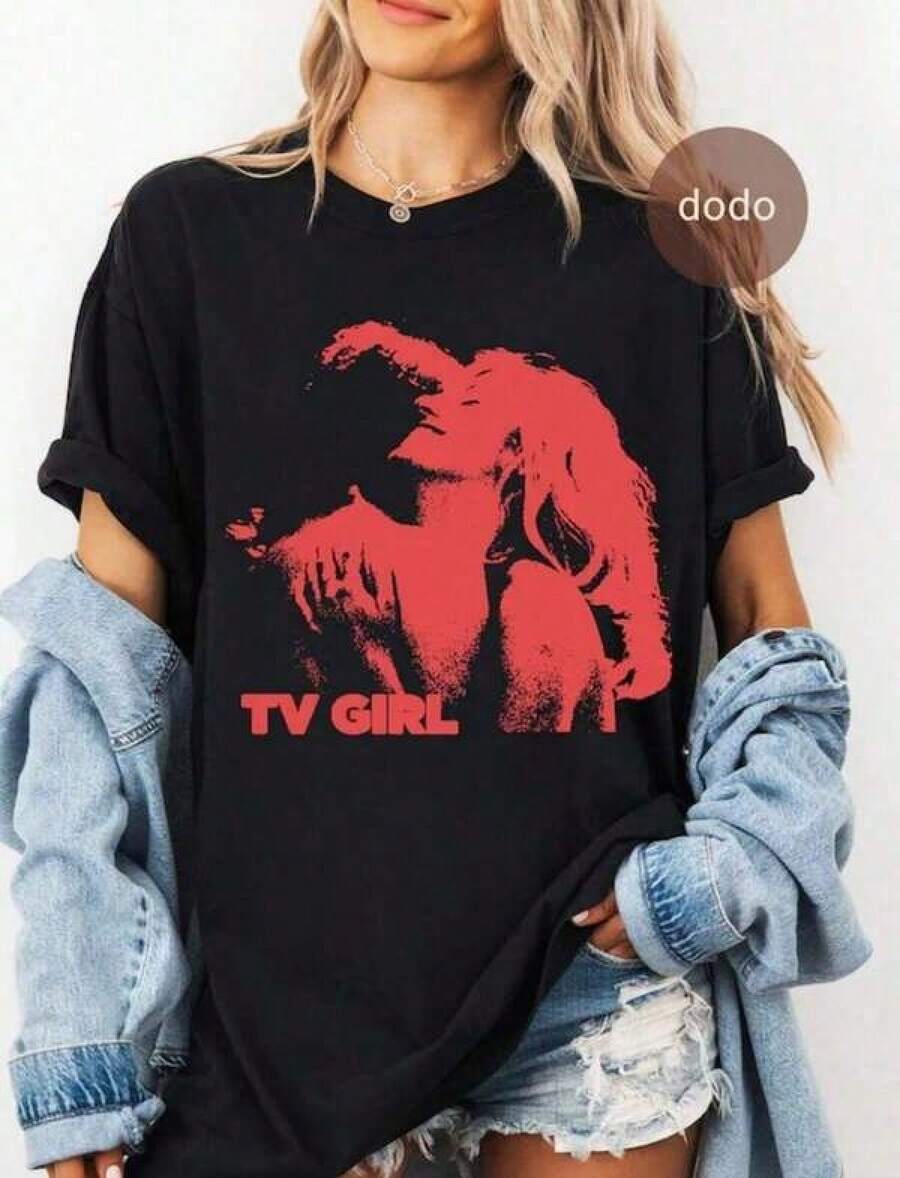 Camiseta unisex de manga corta, Bonita&PettyGráficoTee_Camiseta Sment_SaltoSuperiorOesteGráficoCamisetasHombresRopaCamisasParaHombreGráficoCamisetasMujeresRopaVeranoTopsVeranoRopaGráficoTeeCamisetashombre, , , Dazymujer,romwehombres, bohochic,maestrasregalos,camisetaparaconjuntos de mujercon curvasparamu,y2k, - Negro - Ver 1