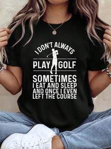 The Best Golf Shirt For Men And Women, Father's Day Gift, Grandpa Gift, Funny For Golfers, Golf Lover Accessories, Black, Small, Graphic Tees For Women - 黑色 - 查看 1