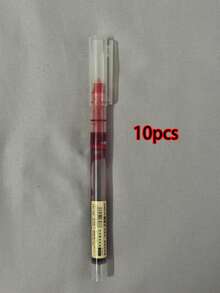 10支装速干液体墨水笔，签名笔，0.5毫米黑色/蓝色/红色墨水，适合学校/办公室使用，开学季必备 - 多色 - 查看 13