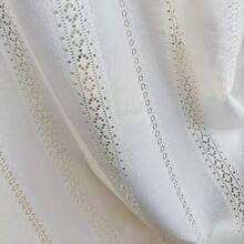 1pc Modern Japanese Style Lace Openwork Sheer Curtain Panel, Versatile Atmosphere, Easy To Hang, Suitable For Balcony, Living Room, Bay Window, Bedroom Decor, Applicable For All Seasons (Curtain Rod Not Included) - White - View 4