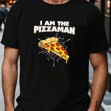Printed T-Shirt For Men And Women - Black - View 1