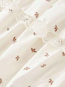MOD Falda midi con volantes de doble capa con tirantes, falda blanca, falda de verano - Albaricoque - Ver 5