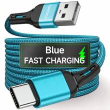 Cabo de Dados USB-A para Tipo-C com Carregamento Rápido Máximo de 60W, Compatível com Samsung S24 S23 Ultra S22 S21 Series, Compatível com iPhone 15/16/17, Compatível com Todos os Dispositivos com Interface USB-C - Multicolorido - Visão 14