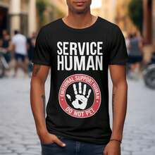 Human-Shirt - Black - View 9