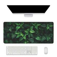 Gre1en Pad Desktop Mat,Large Gaming Pad Desk Mat For Keyboard And ,Computer Pad Large Pad With Stitched Edge Non-Slip Rubber Base For Office Schoolsss Home(31.50X11.8 In) - Mouse Pad - View 10