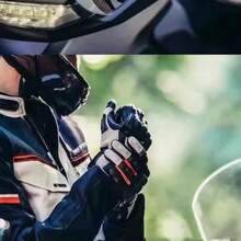 Luvas de Motociclista de Couro Genuíno Revit com Tela Sensível ao Toque de Pele de Carneiro, Luvas de Motociclismo, Luvas Resistentes à Abrasão para Ciclismo ao Ar Livre - Multicolorido - Visão 7